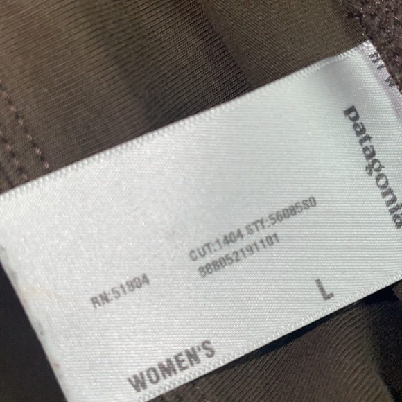 Patagonia Women’s Workout Capri Pants size L Brown - Picture 5 of 6